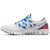 Nike Men's Free Run 2 White/Blue/Pink Shoes Nike Men's Free Run 2 White/Blue/Pink Shoes