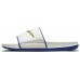 Nike Men's OffCourt White/Gold/Blue Slides