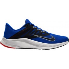 Nike Men's Quest 3 Running Blue/Grey/Red Shoes