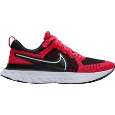 Nike Men's React Infinity Run Flyknit 2 Running Crimson/Black/Gray Shoes