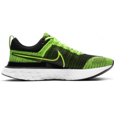 Nike Men's React Infinity Run Flyknit 2 Running Volt/Black Shoes