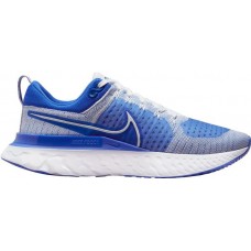 Nike Men's React Infinity Run Flyknit 2 Running White/Blue Shoes