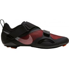 Nike Men's SuperRep Cycling Black/Silver/Crimson Shoes