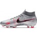 Nike Mercurial Superfly 7 Pro FG Soccer Grey/Red Cleats