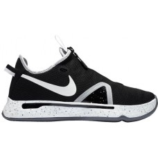 Nike PG4 Basketball Black/White/Pure Platinum Shoes