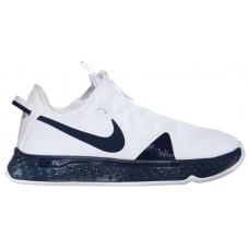 Nike PG4 Basketball White/Navy/Navy Shoes Nike PG4 Basketball White/Navy/Navy Shoes