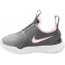 Nike Toddler Flex Runner Running Lt Smke Gry/Pnk Foam Fade Shoes