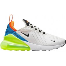 Nike Women's Air Max 270 SUMMIT WHITE/BLK/VOLT/BLU Shoes