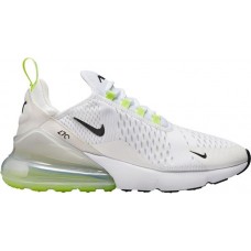 Nike Women's Air Max 270 Wht/Blk/Grn Shoes