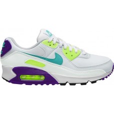 Nike Women's Air Max 90 Wht/Wshedteal/Offwht/Plat Shoes