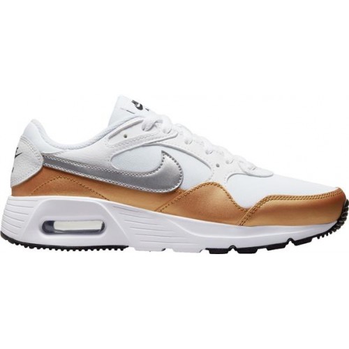Nike Women's Air Max SC Wht/Mtlcslv/Gld/Blk Shoes Nike Women's Air Max SC Wht/Mtlcslv/Gld/Blk Shoes