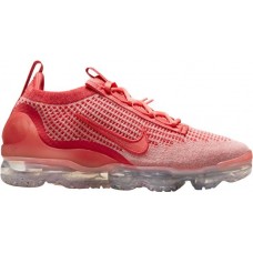 Nike Women's Air VaporMax 2021 FlyKnit BLK/MAGIC EMBER/TRACK RED Shoes