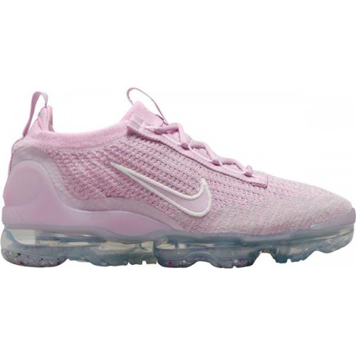 Nike Women's Air VaporMax 2021 FlyKnit Lt Arc Pnk/Iced Lilac/Wht Shoes Nike Women's Air VaporMax 2021 FlyKnit Lt Arc Pnk/Iced Lilac/Wht Shoes