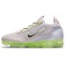 Nike Women's Air VaporMax 2021 FlyKnit LT BONE/BLK/LIME ICE/GHST Shoes