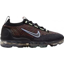 Nike Women's Air VaporMax 2021 FlyKnit MULTI/BLK/LIME/PNK/ANTH Shoes
