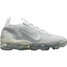 Nike Women's Air VaporMax 2021 FlyKnit White/Pure Platinum Shoes