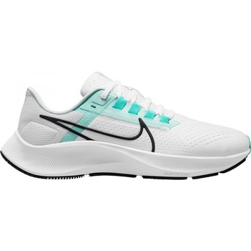 Nike Women's Air Zoom Pegasus 38 Running White/Green Shoes Nike Women's Air Zoom Pegasus 38 Running White/Green Shoes