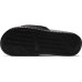 Nike Women's Benassi Just Do It Text Black/Metallic Gold Slides
