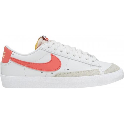 Nike Women's Blazer '77 Low WHT/MAGIC EMBER/LIME ICE Shoes Nike Women's Blazer '77 Low WHT/MAGIC EMBER/LIME ICE Shoes