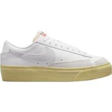 Nike Women's Blazer Low Platform White/Lemon Frost Shoes