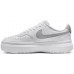 Nike Women's Court Vision Alta White/Metallic Shoes