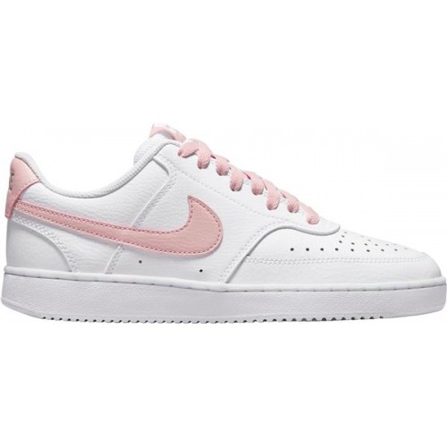 Nike Women's Court Vision Low Light Pink/Summit White Shoes Nike Women's Court Vision Low Light Pink/Summit White Shoes