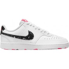 Nike Women's Court Vision Low White/Black/Pink Shoes Nike Women's Court Vision Low White/Black/Pink Shoes