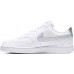 Nike Women's Court Vision Low White/Multi Color/Black Shoes