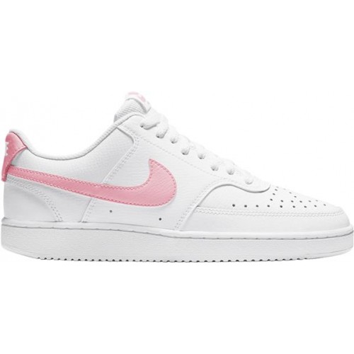 Nike Women's Court Vision Low White/Pink Shoes Nike Women's Court Vision Low White/Pink Shoes