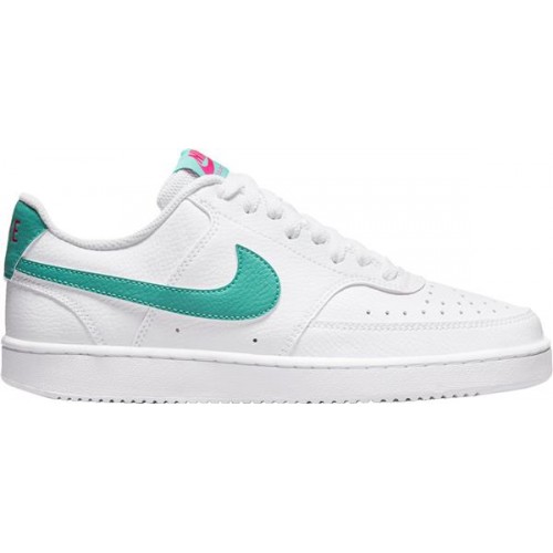 Nike Women's Court Vision Low White/Washed Teal Shoes Nike Women's Court Vision Low White/Washed Teal Shoes