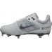 Nike Women's Hyperdiamond 4 Elite Metal Fastpitch Softball Grey/Grey Cleats