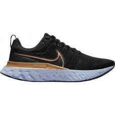 Nike Women's React Infinity Run Flyknit 2 Running Black/Gold Shoes