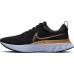 Nike Women's React Infinity Run Flyknit 2 Running Black/Gold Shoes