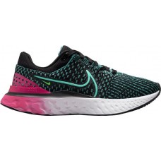 Nike Women's React Infinity Run Flyknit 3 Running Black/Turquoise Shoes