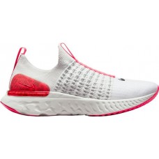 Nike Women's React Phantom Run Flyknit 2 Running Black/Chile Red/White Shoes