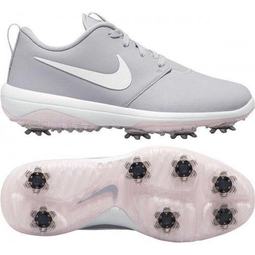 Nike Women's Roshe G Tour Golf Wolf Grey/White/Pink Foam Shoes Nike Women's Roshe G Tour Golf Wolf Grey/White/Pink Foam Shoes