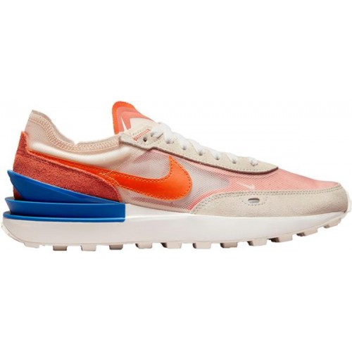 Nike Women's Waffle One Chalk Pearl/Orange Shoes Nike Women's Waffle One Chalk Pearl/Orange Shoes
