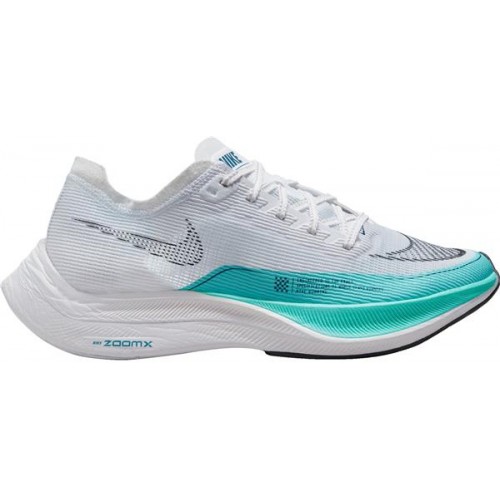 Nike Women's ZoomX Vaporfly Next% 2 Running White/Black/Green Shoes Nike Women's ZoomX Vaporfly Next% 2 Running White/Black/Green Shoes