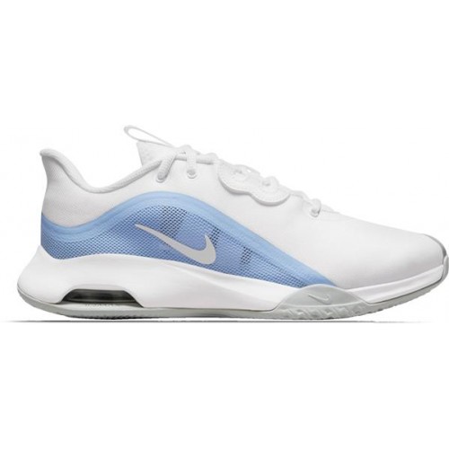 NikeCourt Women's Air Max Volley Tennis White/Blue Shoes NikeCourt Women's Air Max Volley Tennis White/Blue Shoes