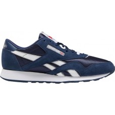 Reebok Men's Classic Nylon Running Navy/Platinum Shoes