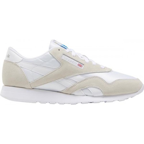 Reebok Men's Classic Nylon Running White Shoes Reebok Men's Classic Nylon Running White Shoes