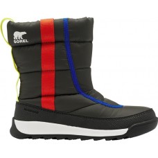 SOREL Kids' Whitney II Puffy Mid 200g Waterproof Winter Coal Boots