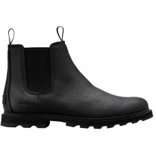 SOREL Men's Madson Chelsea Waterproof Casual Black Boots