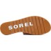 SOREL Women's Ella II Block Slide Pure Silver Sandals SOREL Women's Ella II Block Slide Pure Silver Sandals