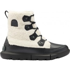 Sorel Women's Explorer II Joan Cozy Black/Sea Salt Boots Sorel Women's Explorer II Joan Cozy Black/Sea Salt Boots