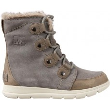 SOREL Women's Explorer Joan 100g Waterproof Winter Quarry/Black Boots