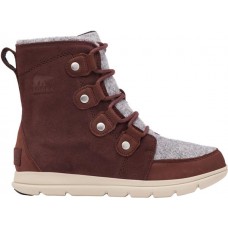 SOREL Women's Explorer Joan Felt 100g Waterproof Winter Redwood Boots