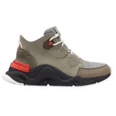 Sorel Women's Kinetic RNEGD Caribou Grey Green Boots