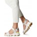 SOREL Women's Kinetic Sea Salt/Gum Sandals