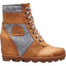 SOREL Women's Lexie Wedge Felt Casual Camel brown Boots SOREL Women's Lexie Wedge Felt Casual Camel brown Boots
